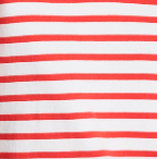 Cotton Crew Neck Stripe Tee