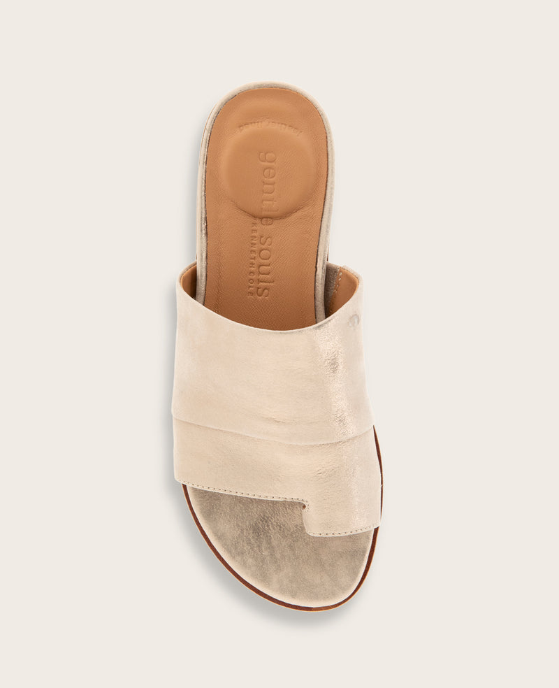 Kenneth Cole - GENTLE SOULS - Lavern Metallic Lightweight Platform Slip-On WOMENS SANDAL for Women