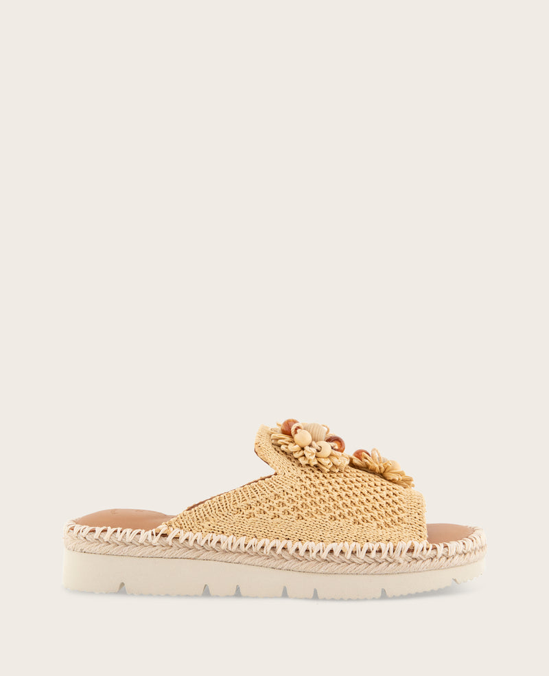 Kenneth Cole - GENTLE SOULS - Leilani Flower Knit Platform Slip On Sandal WOMENS SANDAL for Women