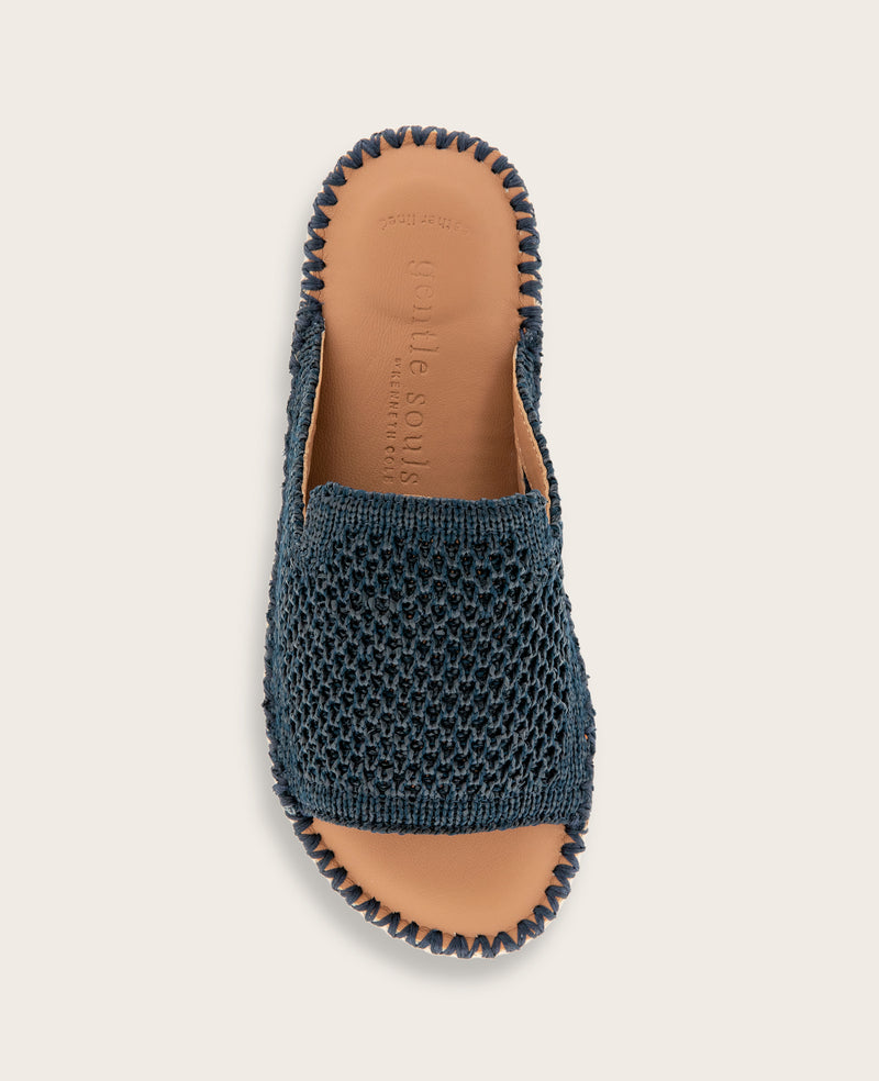 Kenneth Cole - GENTLE SOULS - Leilani Knit Platform Slip On Sandal WOMENS SANDAL for Women