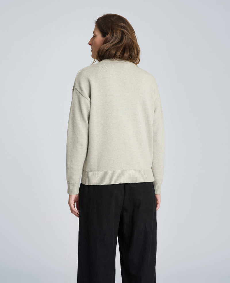 Kenneth Cole - Lingua Franca Read Between The Lies Unisex Cotton Crewneck Sweater Men's Apparel for Unisex