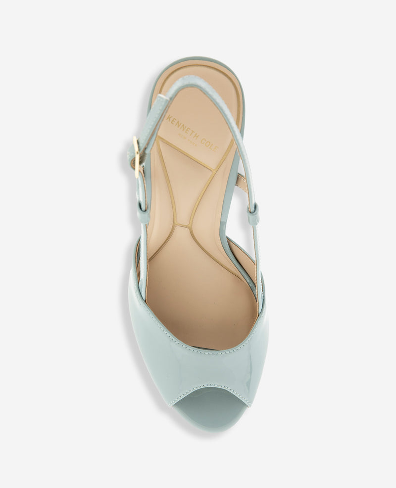 Kenneth Cole - Londyn Patent Peep Toe Heel WOMENS HEELS for Women