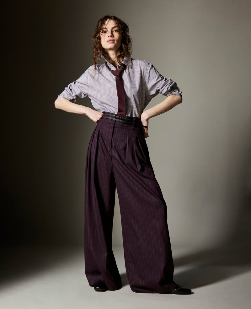 Kenneth Cole - Boyfriend Button Down Shirt With Tie WOMENS SHIRTS for Women