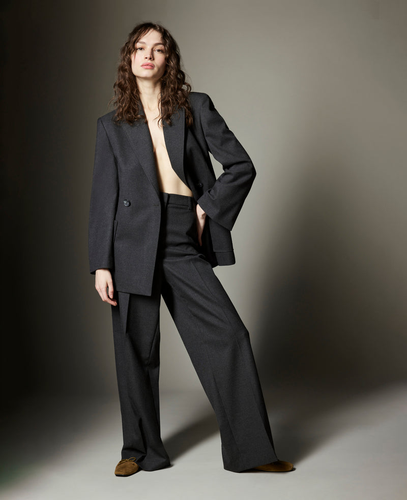 Kenneth Cole - Flannel Double Breasted Jacket WOMENS JACKET for Women