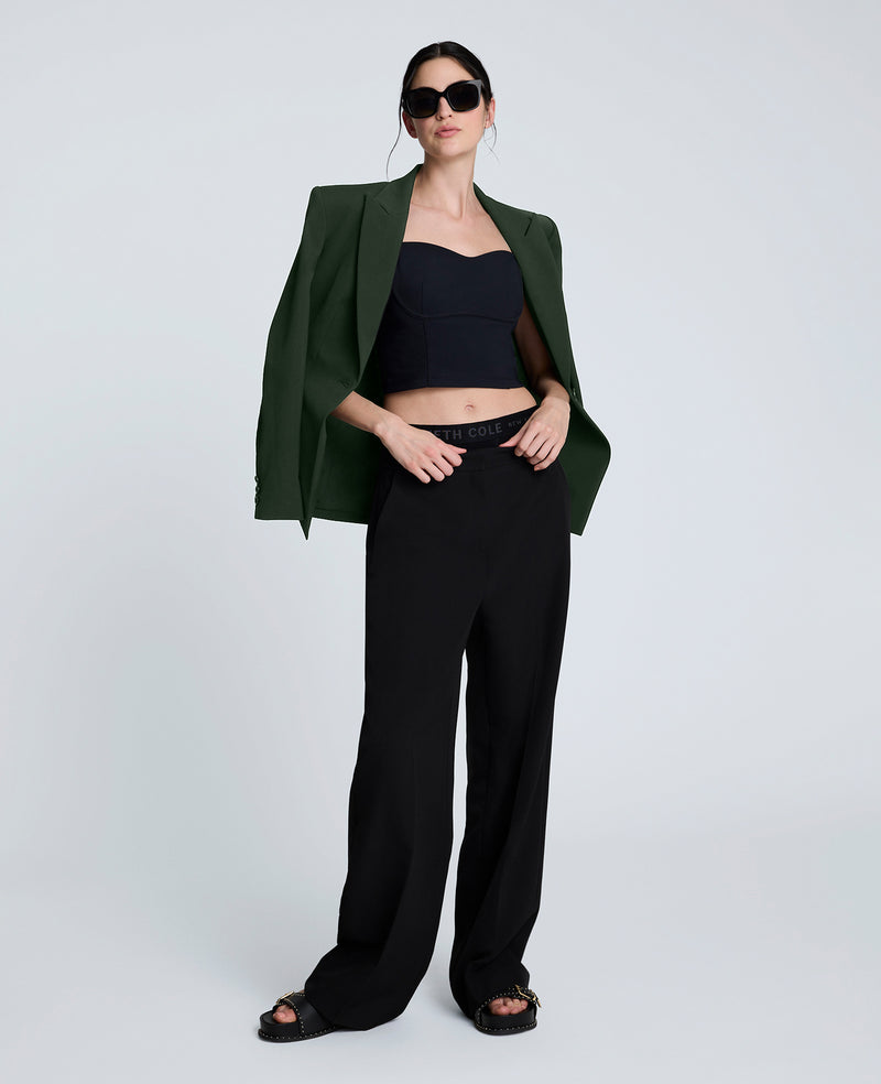 Kenneth Cole - Slim One Button Jacket with Peak Lapel WOMENS JACKET for Women