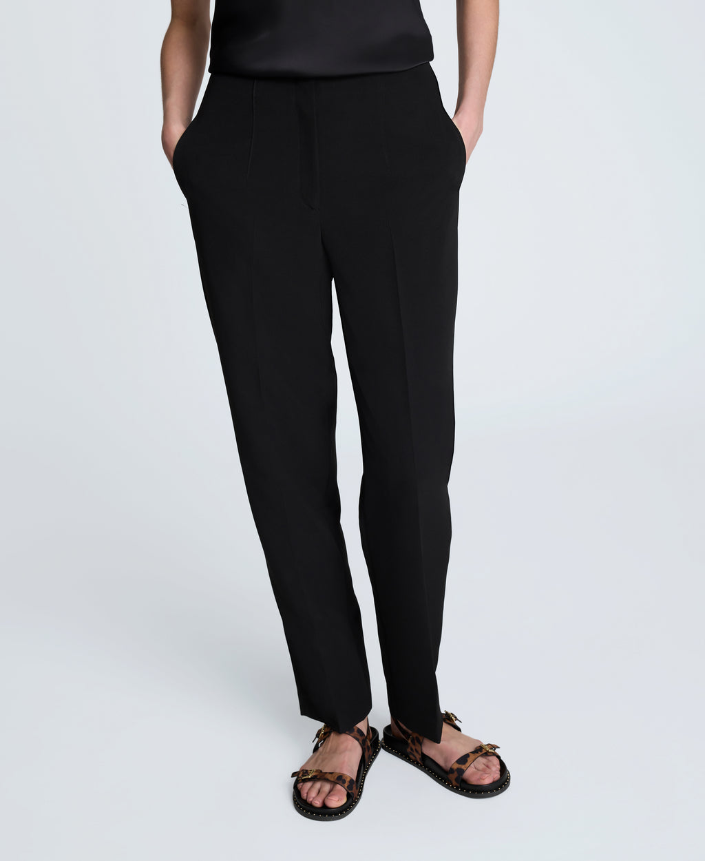 Kenneth Cole - Luxe Twill Straight Leg Pant  for Women 