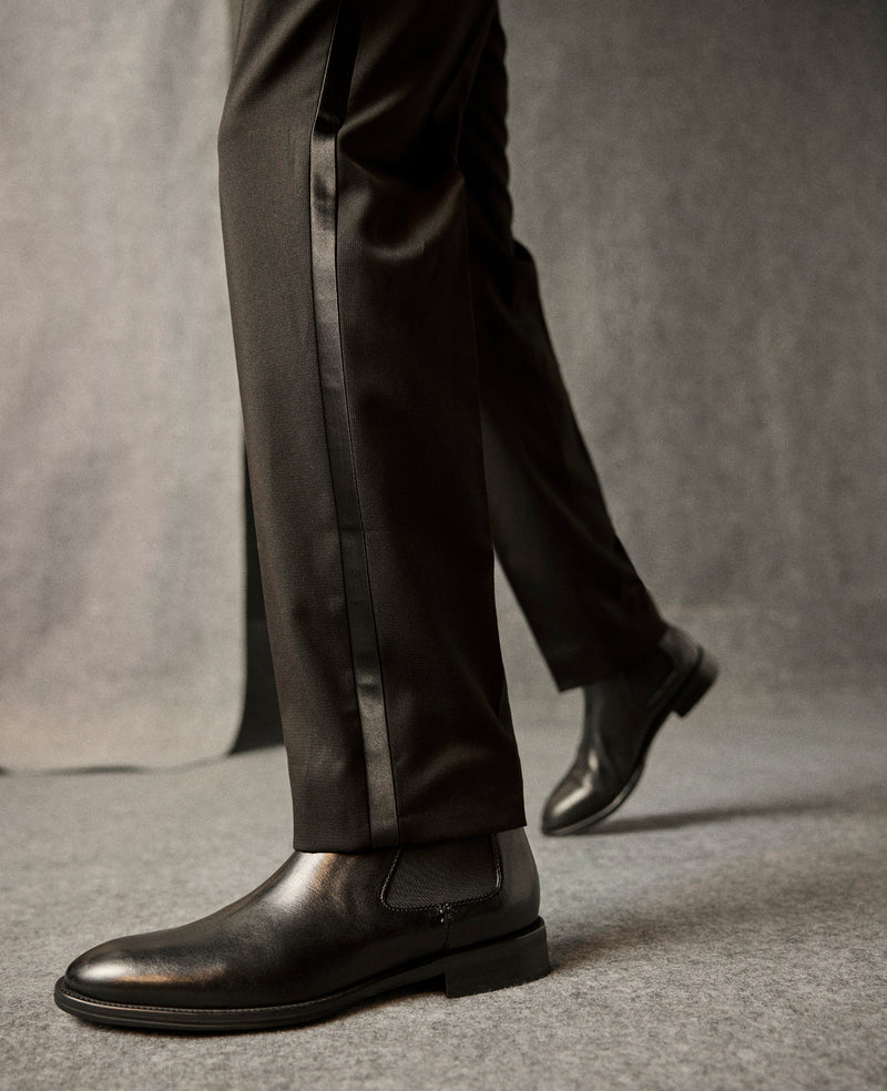 Kenneth Cole Men's Tully Chelsea Boots - Black Leather - 8 Kenneth Cole Men's Tully Chelsea Boots - Black Leather - 8