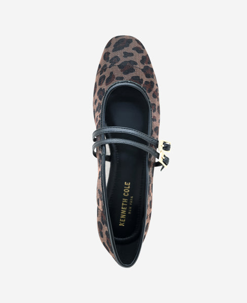 Leopard Mesh Mary Jane Flats – Mackenzie by Kenneth Cole