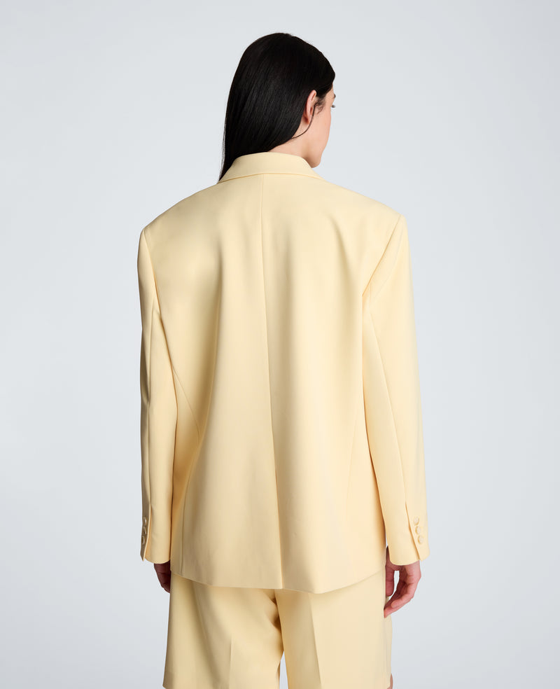 Vision Twill Double Breasted Boyfriend Jacket