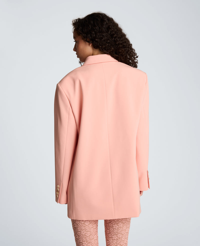 Kenneth Cole - Vision Twill Three Button Boyfriend Jacket with Flap Pockets WOMENS JACKET for Women