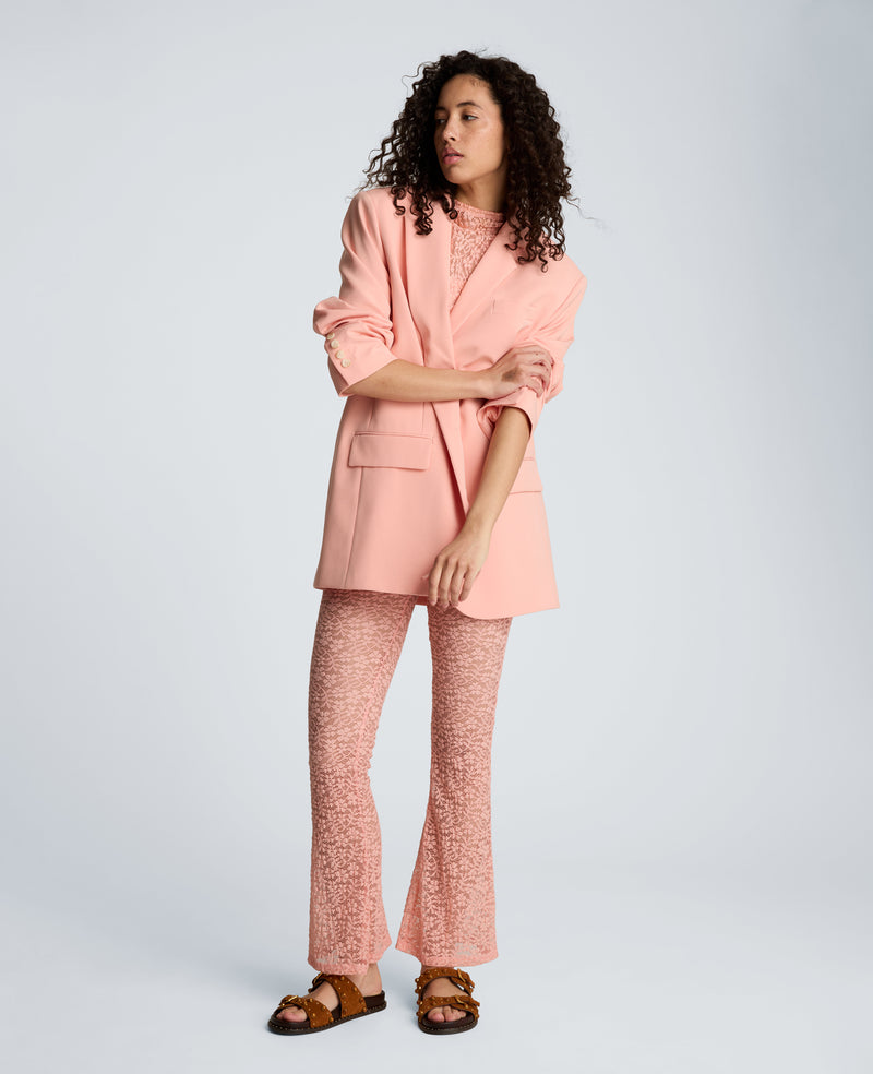Kenneth Cole - Stretch Lace Pull On Flare Pant with Inner Short WOMENS PANTS for Women