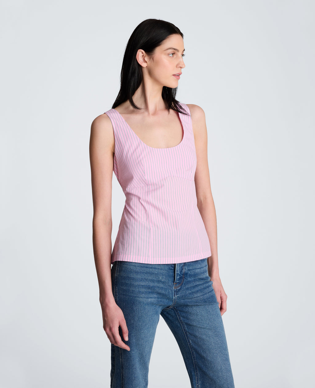 Kenneth Cole - Fitted Sleeveless Bodice with Cut Out Back WOMENS TOPS for Women 