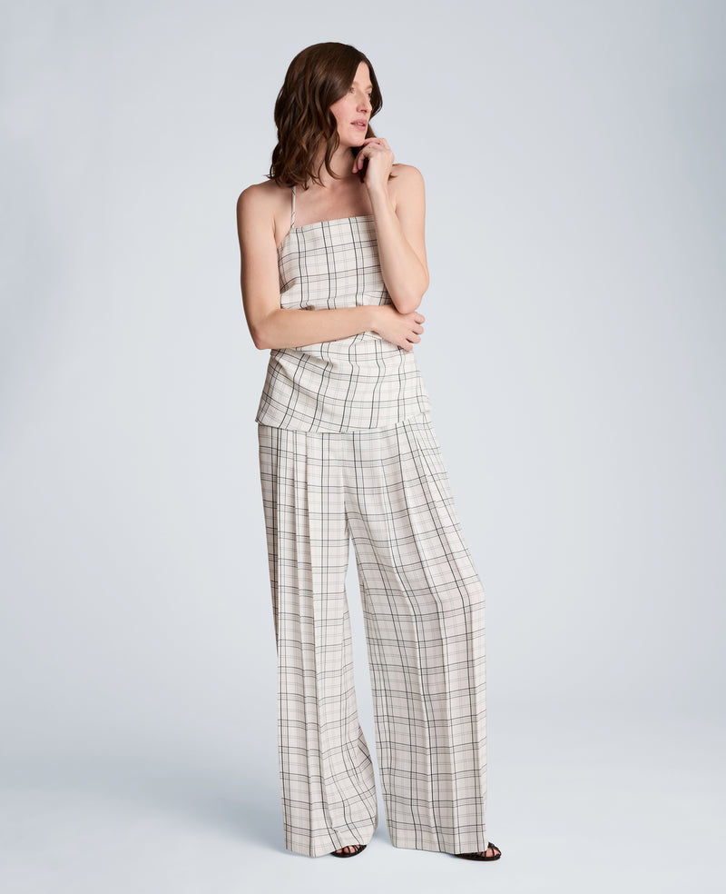 Kenneth Cole - Halter Neck Bustier with Pleats at Waist WOMENS TOPS for Women