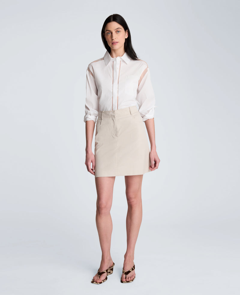 Kenneth Cole - Fly Front Mini Skirt with Pockets WOMENS SKIRTS for Women