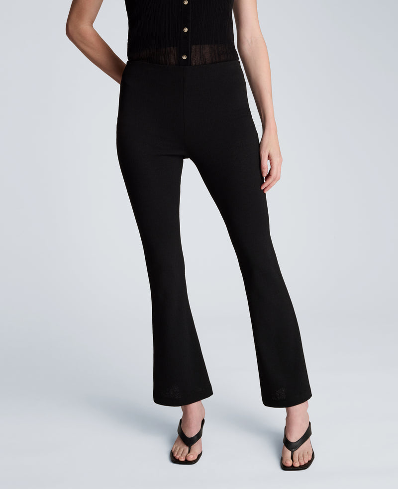 Kenneth Cole - Textured Knit Pull On Flare Pant with Inner Short WOMENS PANTS for Women