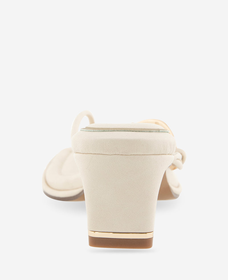 Kenneth Cole - Madrid Leather Embellished Heel Sandal WOMENS HEELS for Women
