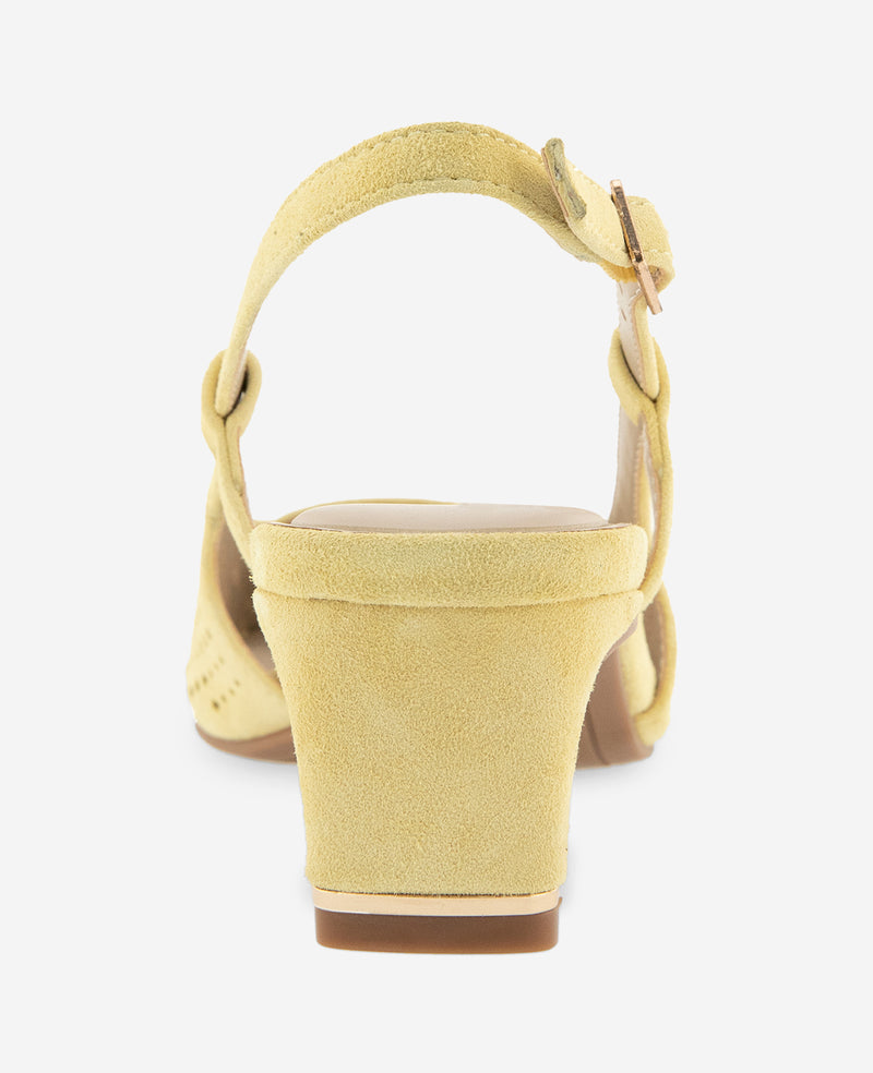 Kenneth Cole - Marbella Perforated Suede Slingback Heel WOMENS HEELS for Women