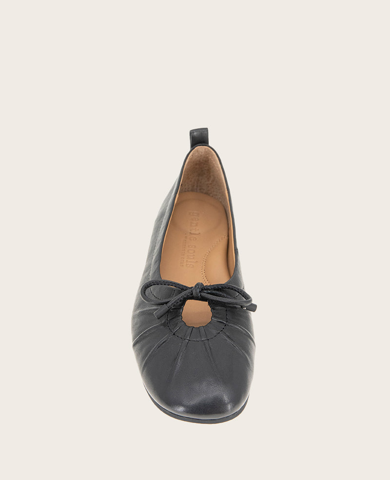 GENTLE SOULS - Willow Woven Leather Flat