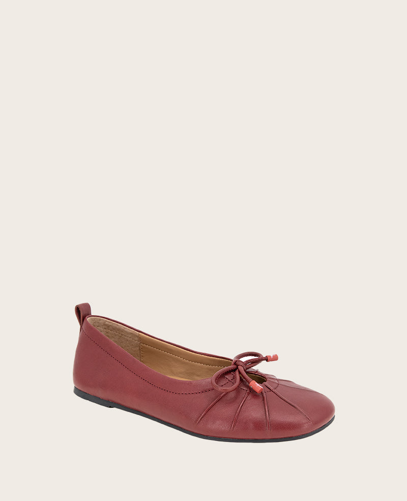 Shop Marilyn Pleated Ballet Flat Women's Leather Fit | KC Shop Marilyn Pleated Ballet Flat Women's Leather Fit | KC