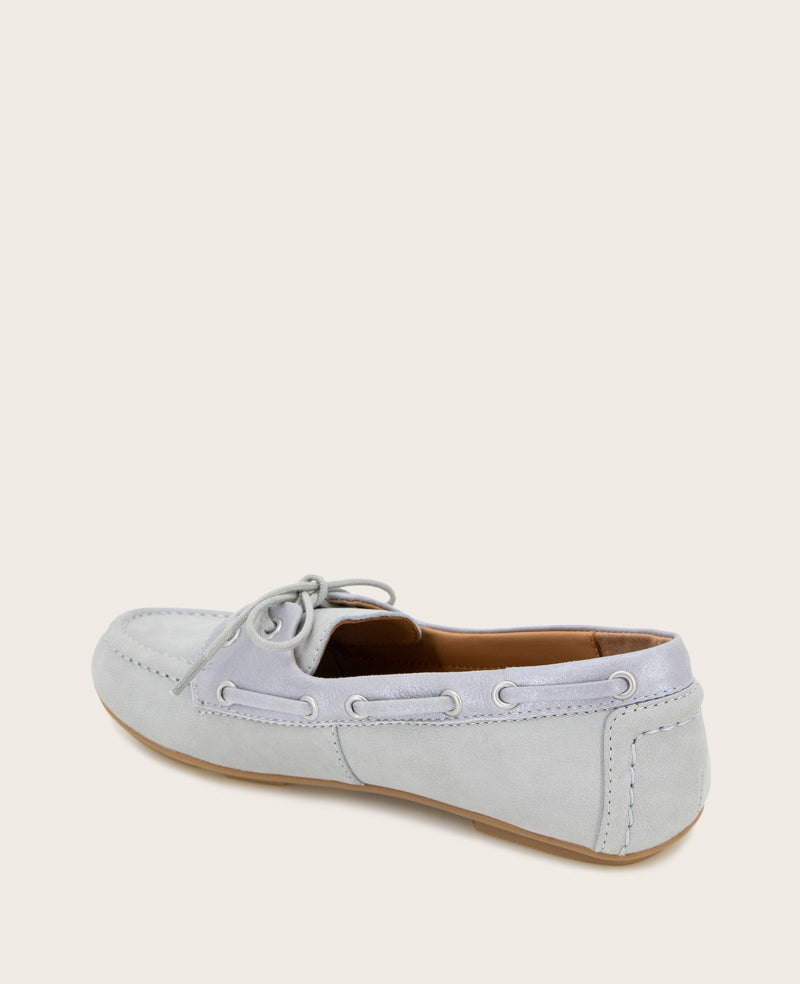 Marina Leather Boat Shoe – Ashley Blue Gentle Souls by KC