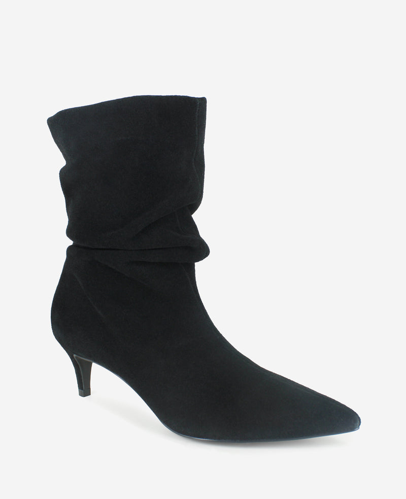 Kenneth Cole - Marsha Suede Kitten Heel Bootie WOMENS BOOT for Women