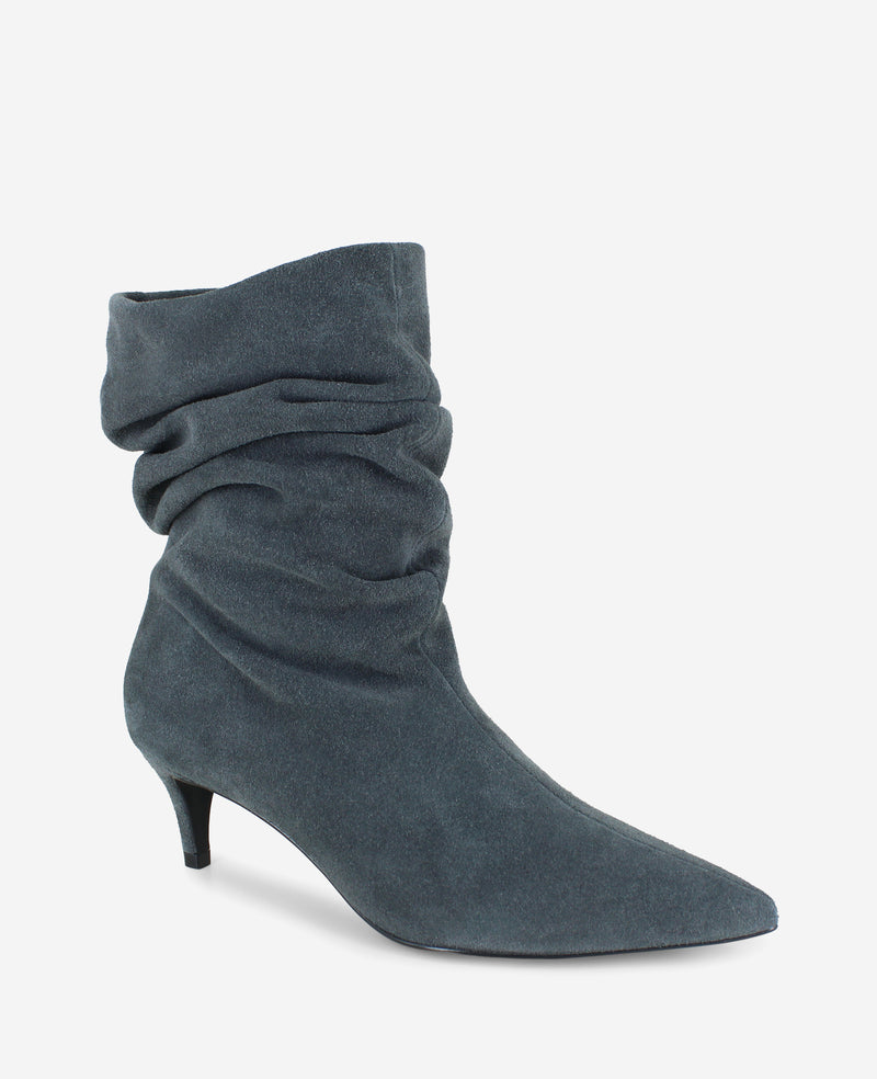 Kenneth Cole - Marsha Suede Kitten Heel Bootie WOMENS BOOT for Women