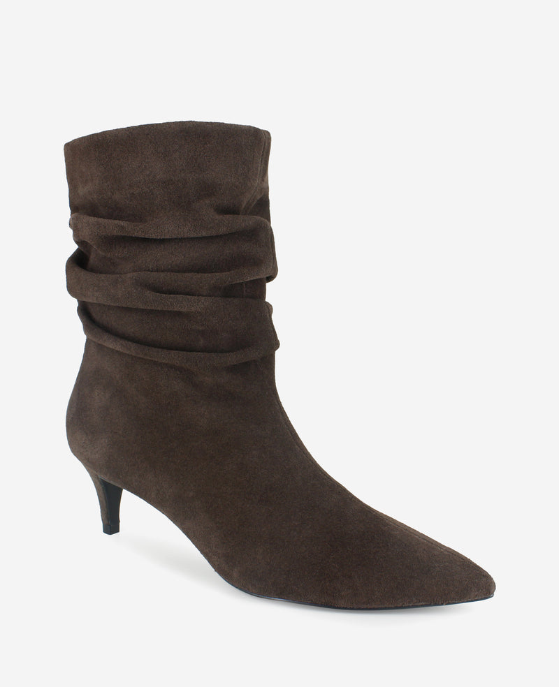 Kenneth Cole - Marsha Suede Kitten Heel Bootie WOMENS BOOT for Women