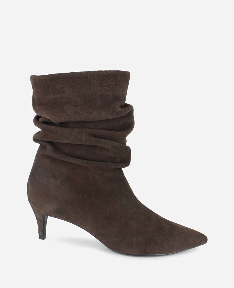 Kenneth Cole - Marsha Suede Kitten Heel Bootie WOMENS BOOT for Women