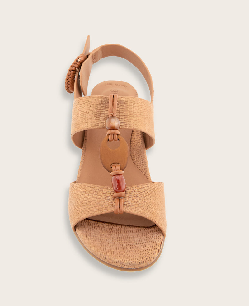 Kenneth Cole - GENTLE SOULS - Miracle Embossed Stone Embellished Heeled Sandal WOMENS HEELS for Women