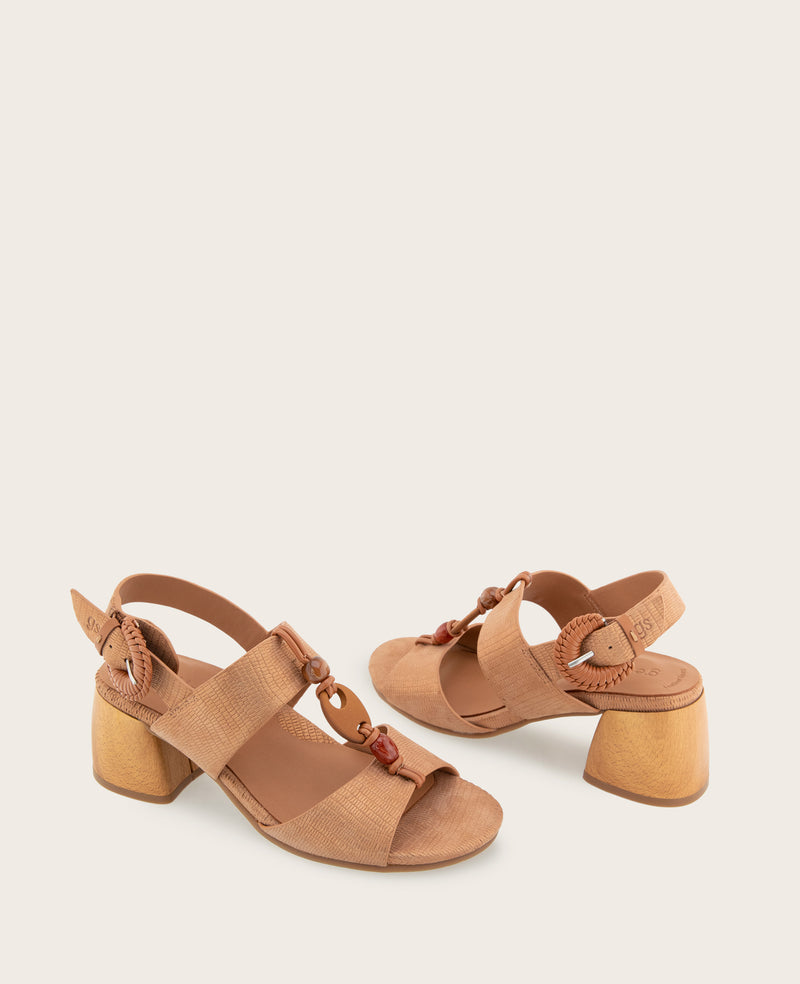 Kenneth Cole - GENTLE SOULS - Miracle Embossed Stone Embellished Heeled Sandal WOMENS HEELS for Women