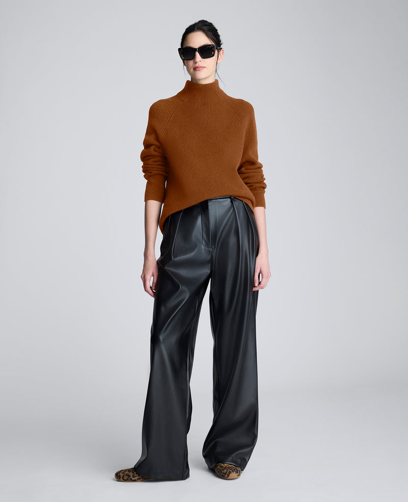 Kenneth Cole - Mockneck Raglan Sleeve Sweater WOMENS SWEATER for Women