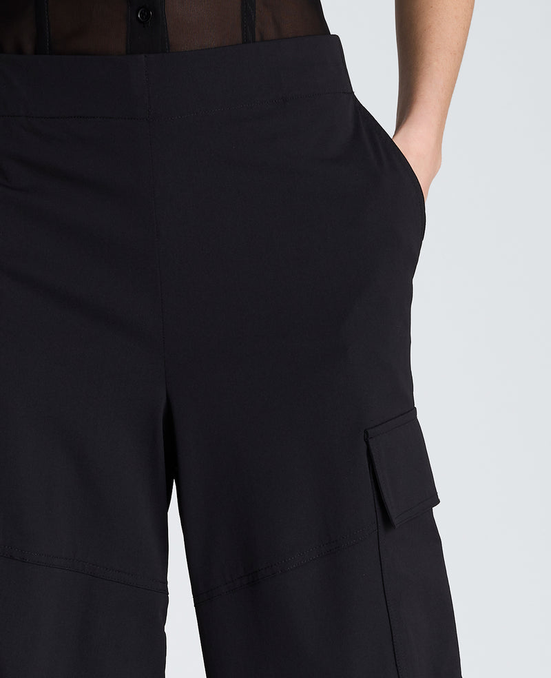 Kenneth Cole - Pull On Barrel Leg Pant with Cargo Pockets WOMENS PANTS for Women