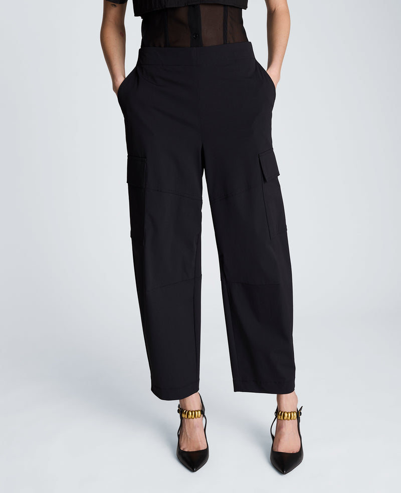 Kenneth Cole - Pull On Barrel Leg Pant with Cargo Pockets WOMENS PANTS for Women