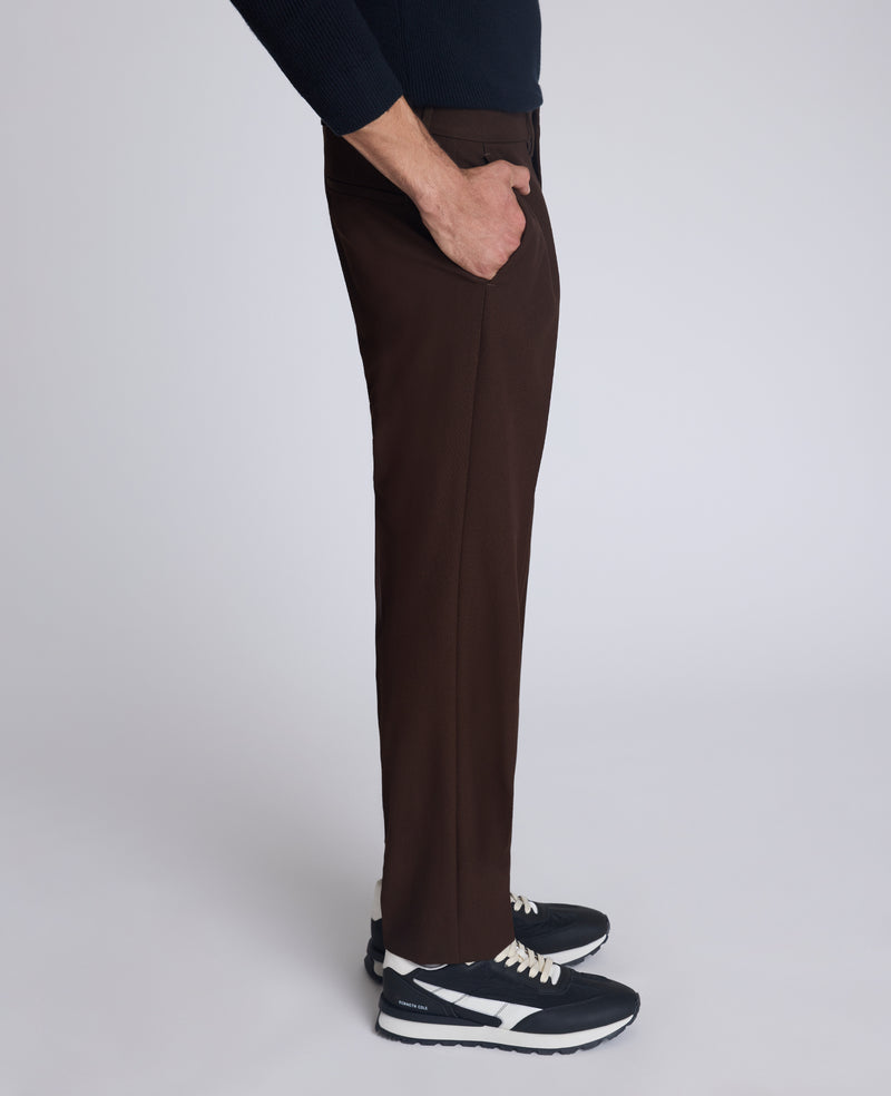 Kenneth Cole - Modern Fit Micro Birdseye Stretch Dress Pant MENS DRESS PANTS for Men