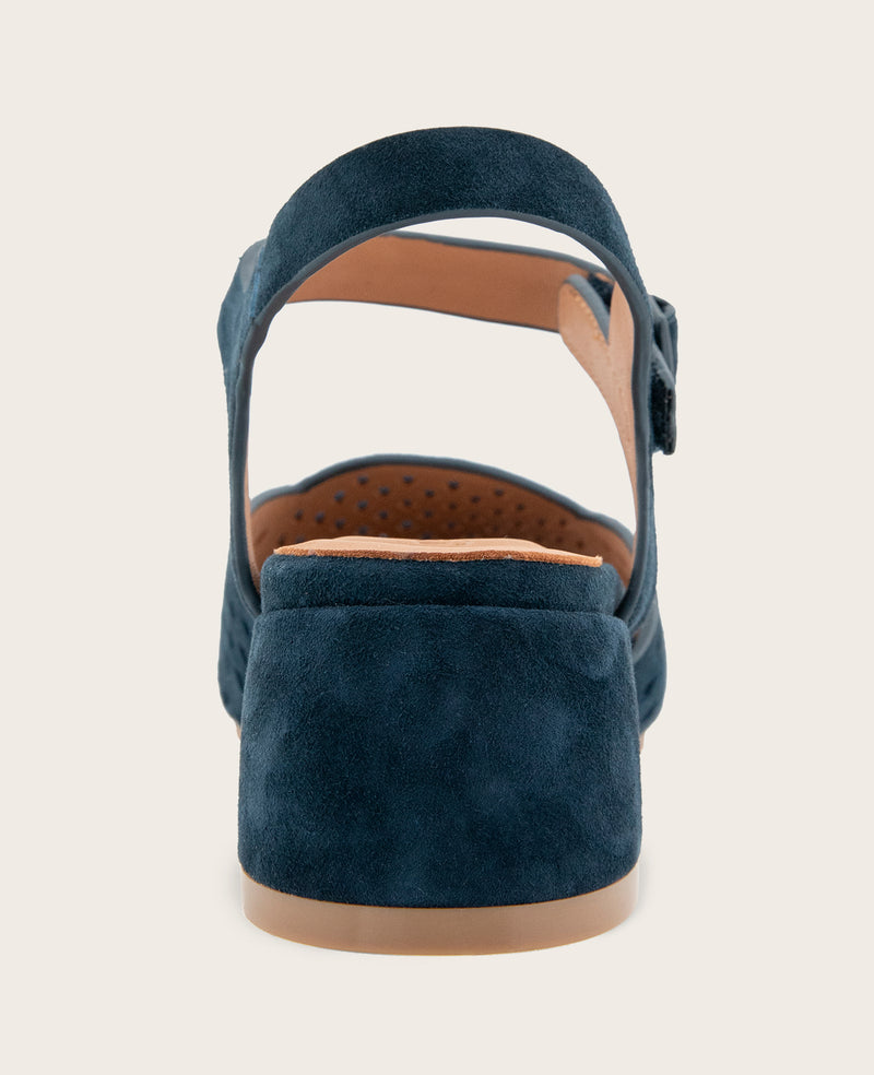 Kenneth Cole - GENTLE SOULS - Oaks Suede Perforated Open Toe Heel WOMENS HEELS for Women