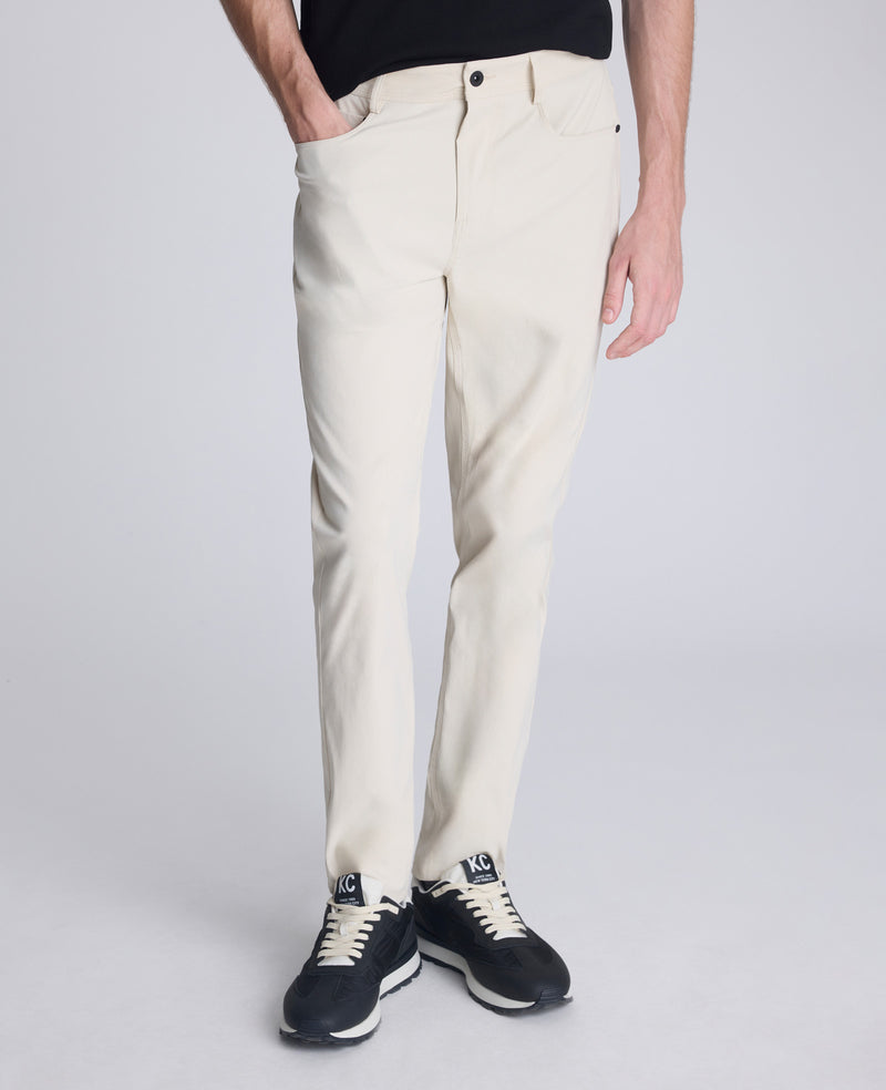 Kenneth Cole Kennth Cole Men's Slim-Tapered Fit Stretch Tech Pants - Off-White - 32x32 Kenneth Cole Kennth Cole Men's Slim-Tapered Fit Stretch Tech Pants - Off-White - 32x32