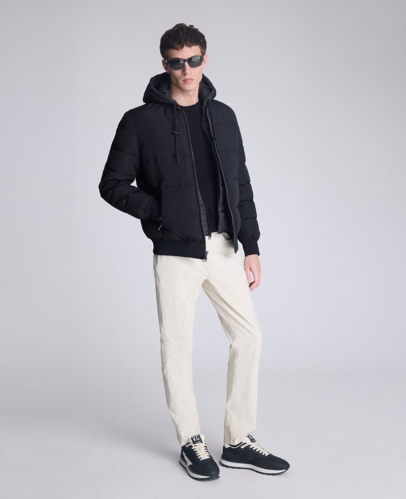 Kenneth Cole - Oxford Hood Bomber Jacket MENS OUTERWEAR for Men