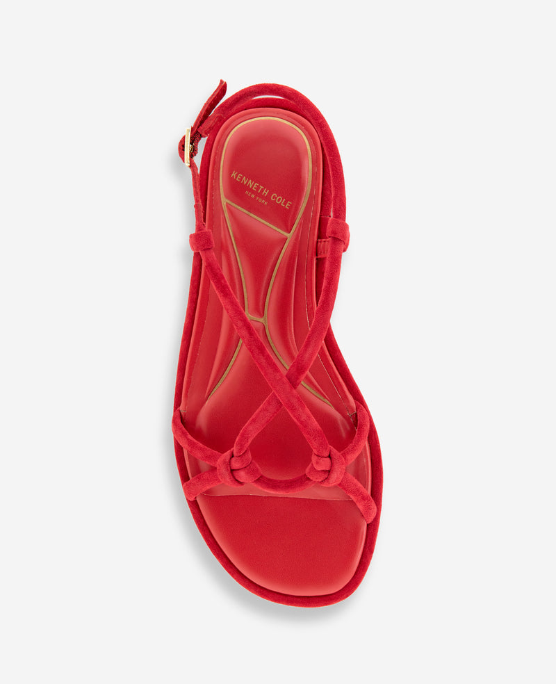 Kenneth Cole - Paria Suede Knot Detail Sandal WOMENS SANDAL for Women