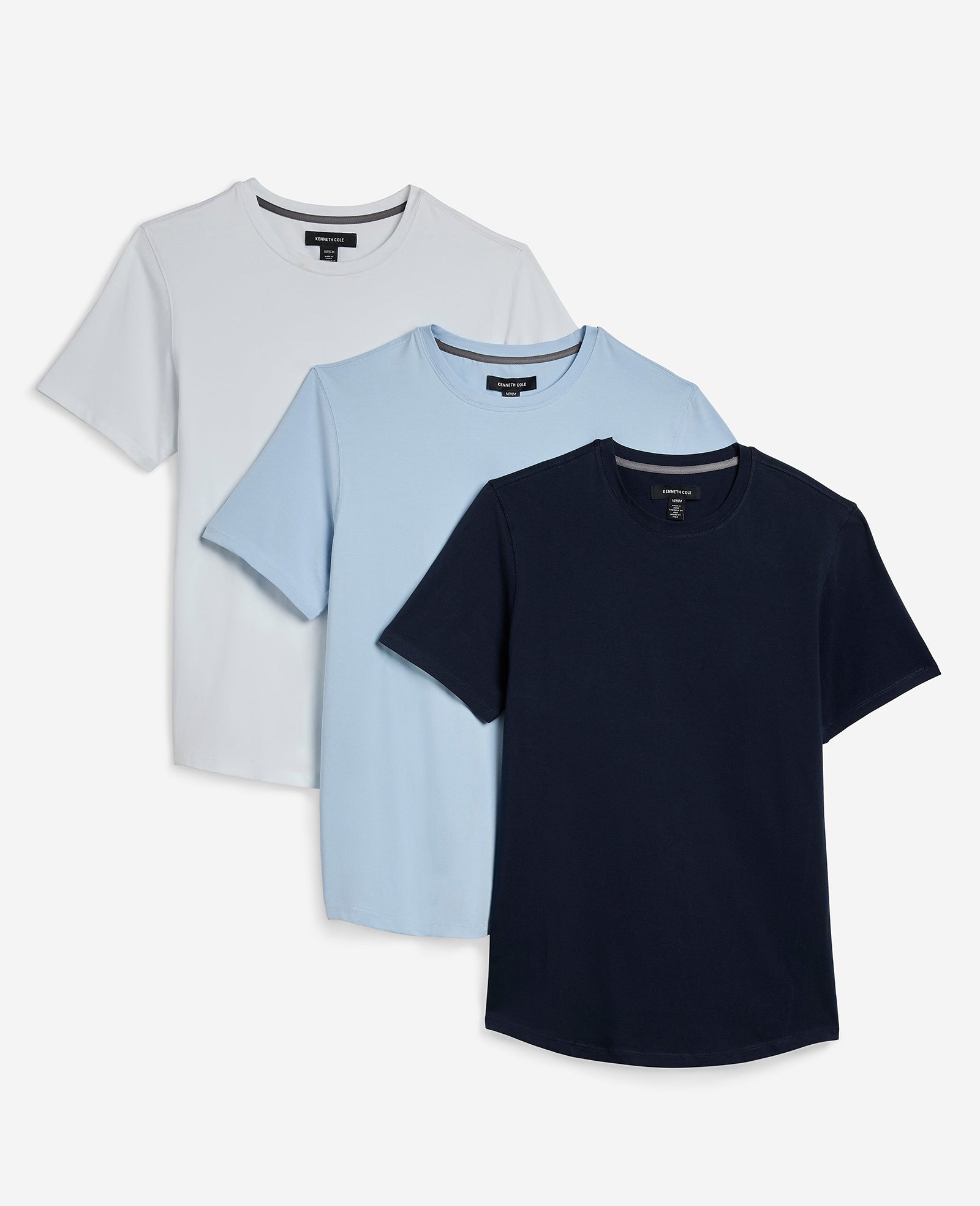 Shop Performance Crew Neck Bundle: White, Blue, Navy | KC