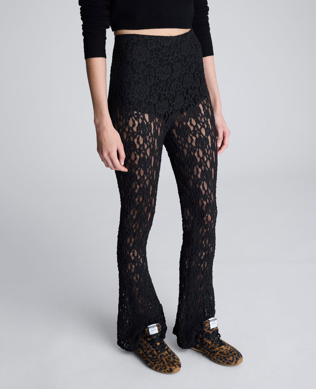 Kenneth Cole - Pull On Stretch Lace Flare Pant With Inner Short WOMENS PANTS for Women 