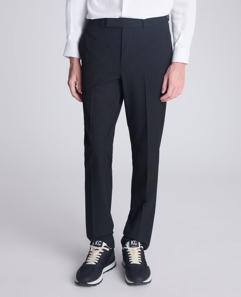 Kenneth Cole - Ready Flex Slim Fit Pinstripe Nested Suit MENS NESTED SUIT for Men