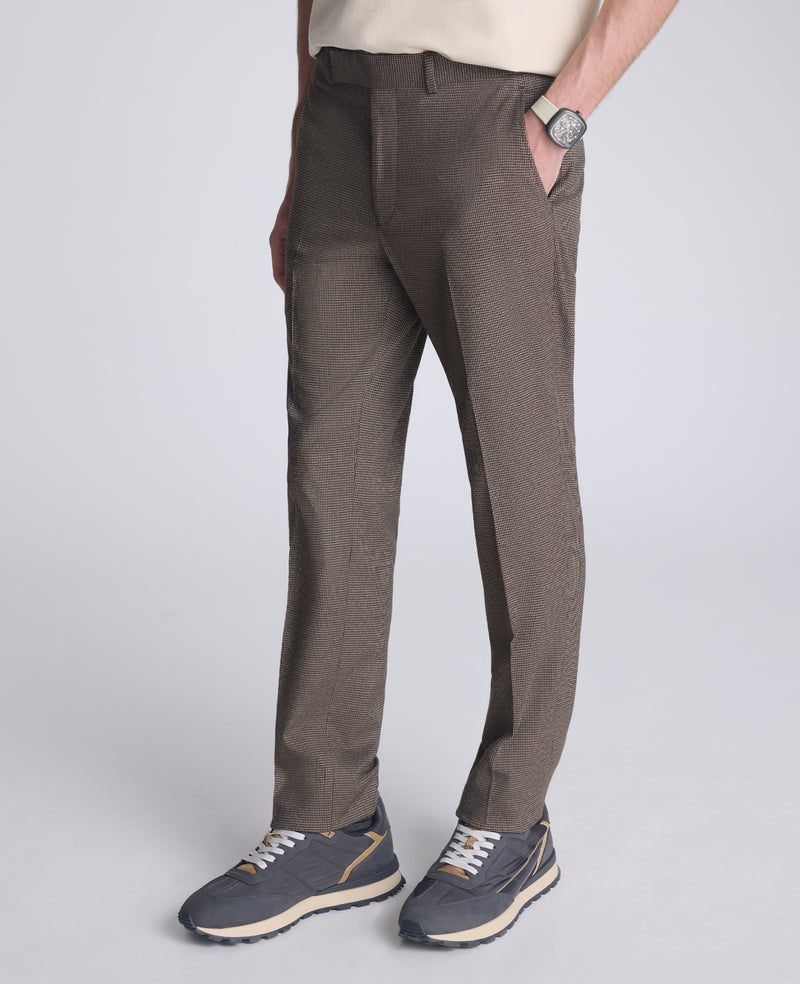 Kenneth Cole - Ready Flex Slim Fit Puppy Tooth Nested Suit MENS NESTED SUIT for Men