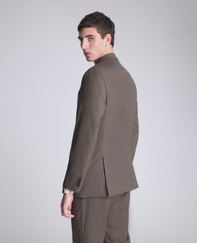 Kenneth Cole - Ready Flex Slim Fit Puppy Tooth Nested Suit MENS NESTED SUIT for Men