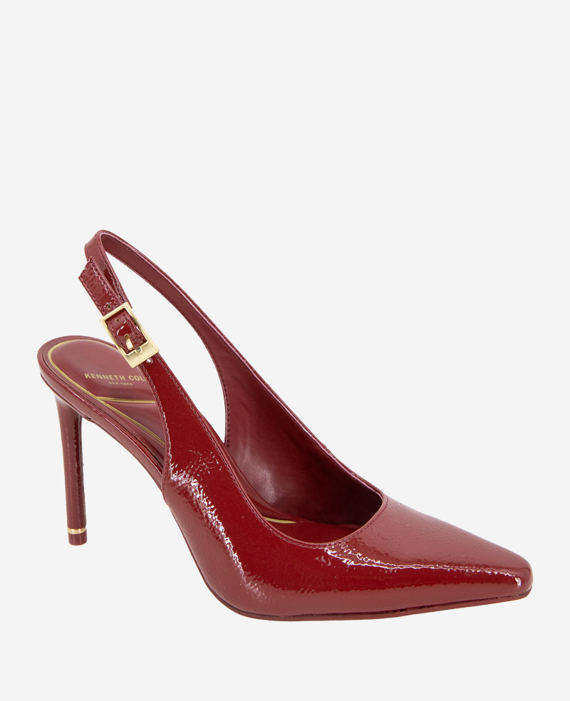 Kenneth Cole Women s Quinnly Slingback Pumps Red 8