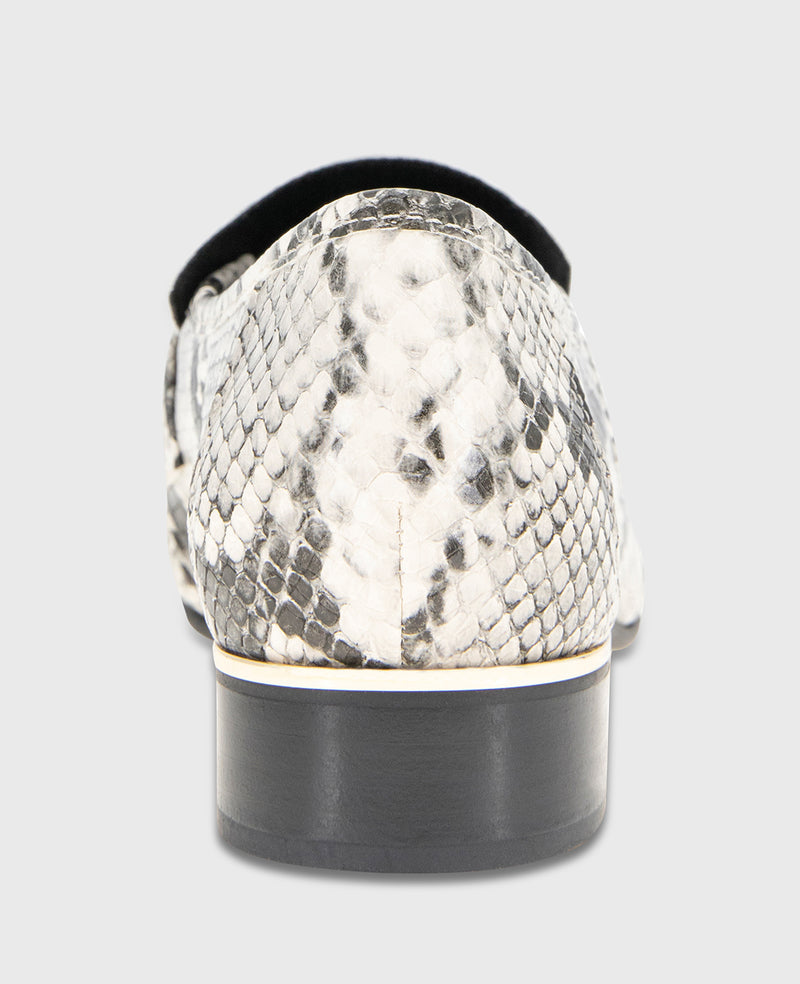 Kenneth Cole - Reece Embossed Snake Penny Loafer WOMENS FLAT for Women