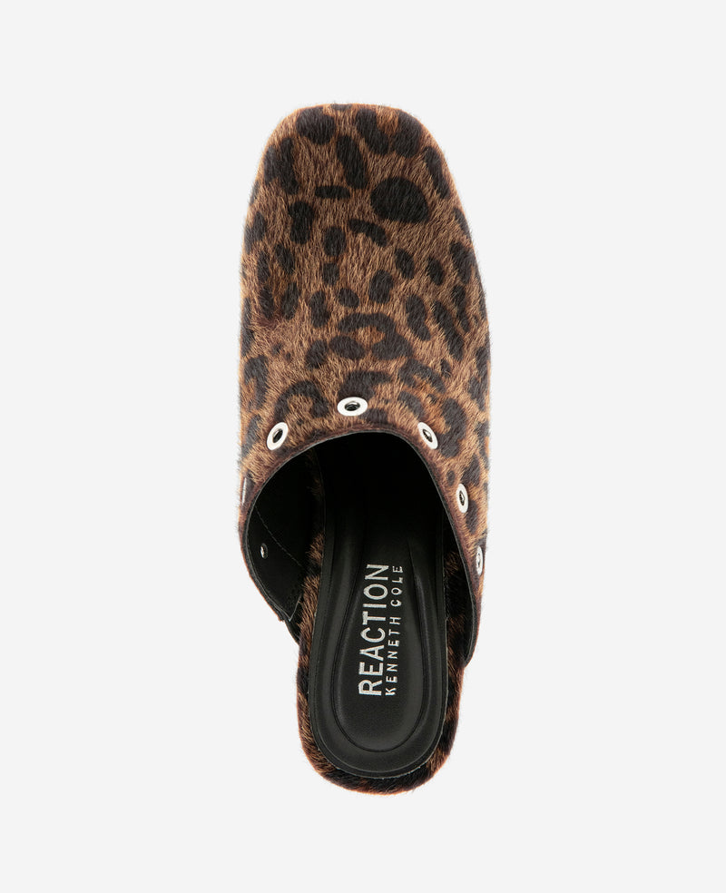 Kenneth Cole - REACTION- Kalley Calf Hair Slip-On Mule WOMENS HEELS for Women