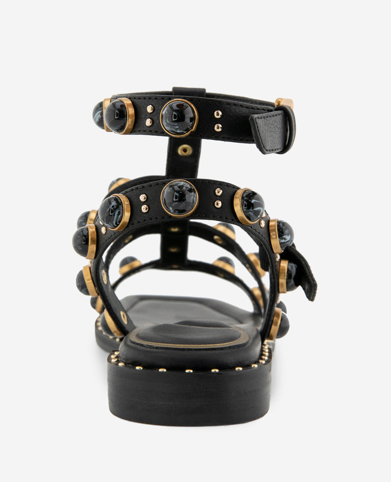 Kenneth Cole - Ruby Leather Jewel Gladiator Sandal WOMENS SANDAL for Women