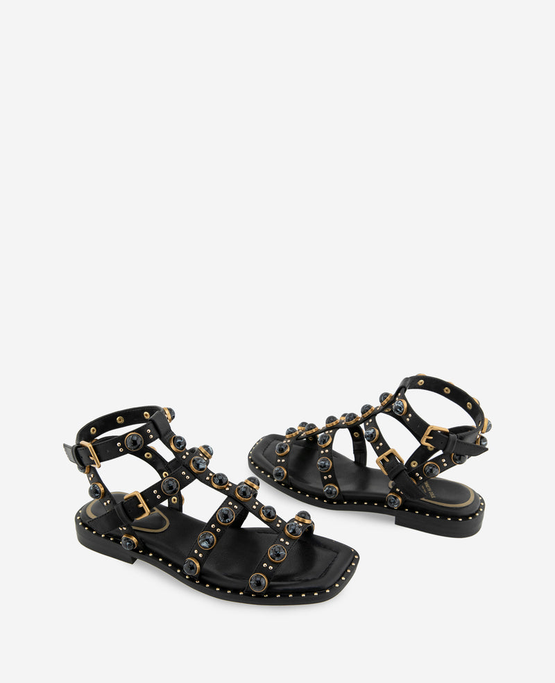 Kenneth Cole - Ruby Leather Jewel Gladiator Sandal WOMENS SANDAL for Women