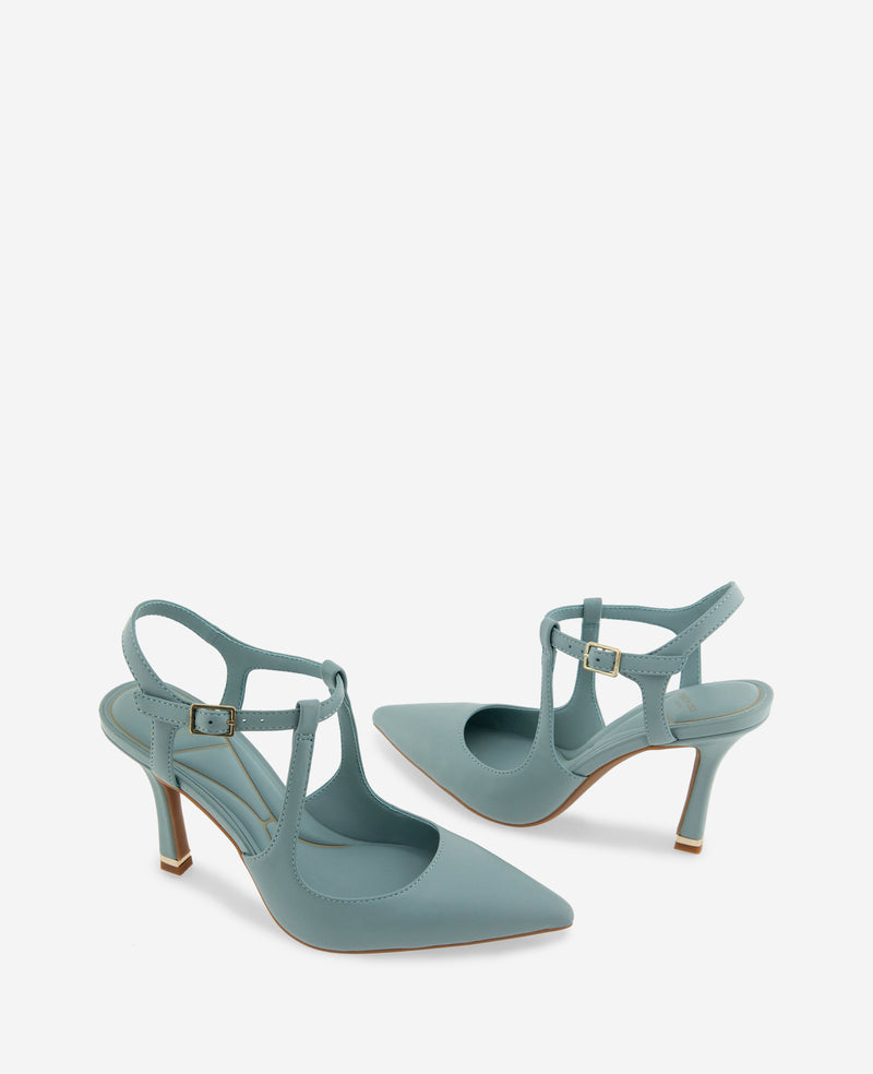 Kenneth Cole - Romi Leather Ankle Slingback Heel WOMENS HEELS for Women