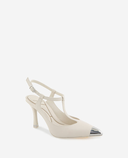未使用 Ameri TRAPEZOID CUT STUDS PUMPS ROMITSTRAP-OFFWHITE1_grande.
